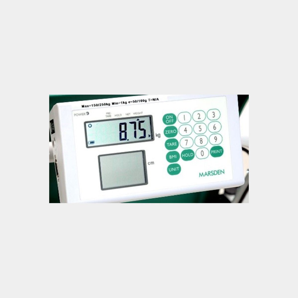 Digital High Capacity mobile Chair Scale with BMI - Image 2
